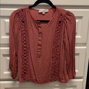 Petite small mauve/pink top